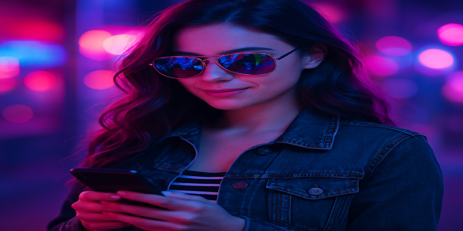 Aviator গেমটি উপভোগ করছেন একজন নারী